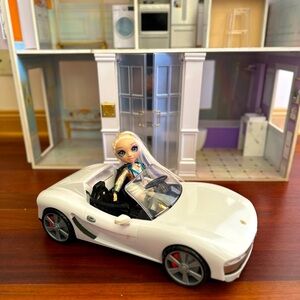 Rainbow High Color Change Car – Convertible Vehicle, 8-in-1 Light-Up